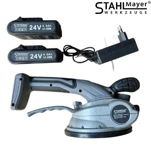 Акумулаторна вендуза за плочки 24V 4AH STAHLMAYER