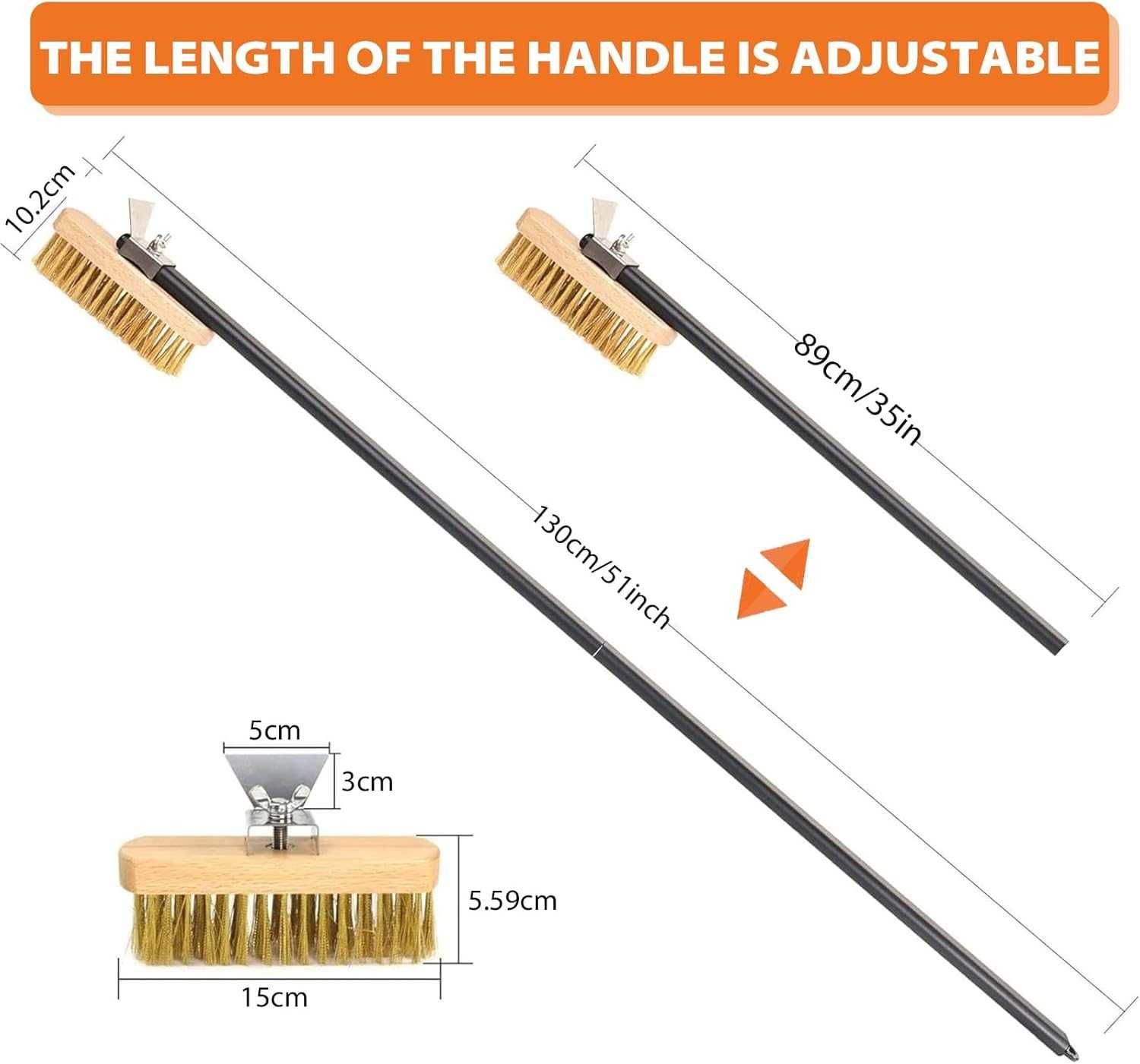 Четка за почистване на фурна или пещ Pizza Oven Brush 130 cm