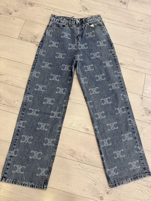 Дамски дънки прав крачол