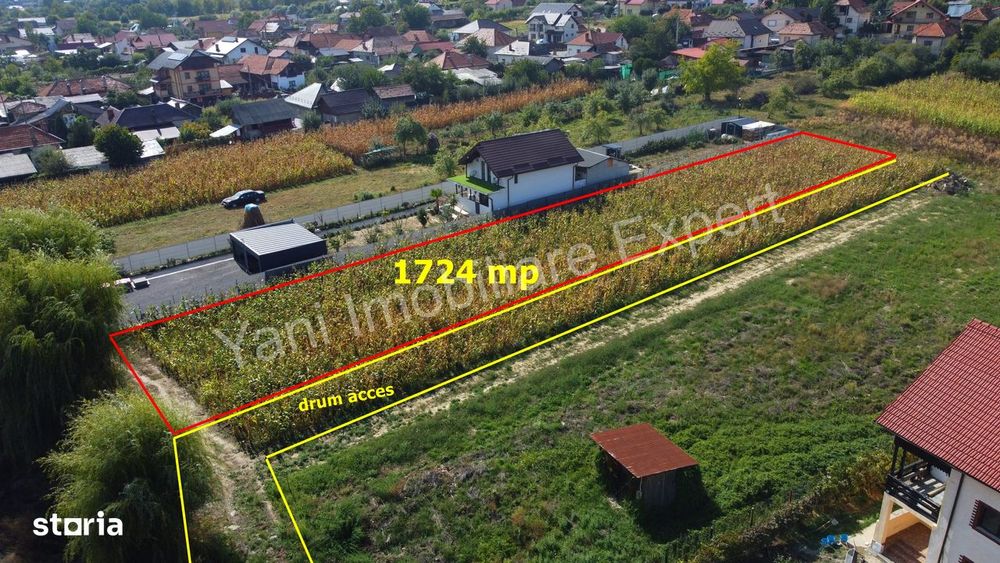 Teren de vânzare în Curtea de Argeș ( 1724 mp ).