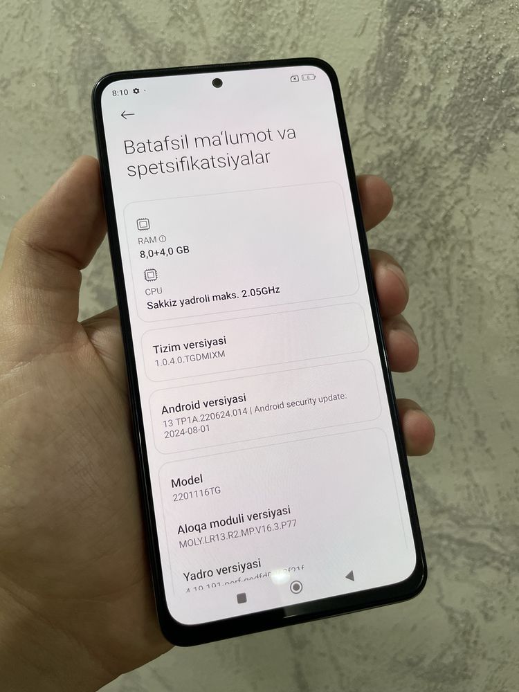 Redmi note 11 pro ideal