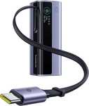 Външна батерия Baseus 20000 mAh, 145 W с вграден прибиращ се кабел