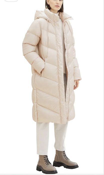 Ново дамско яке 100% рециклиран пух - TOM TAILOR - XL