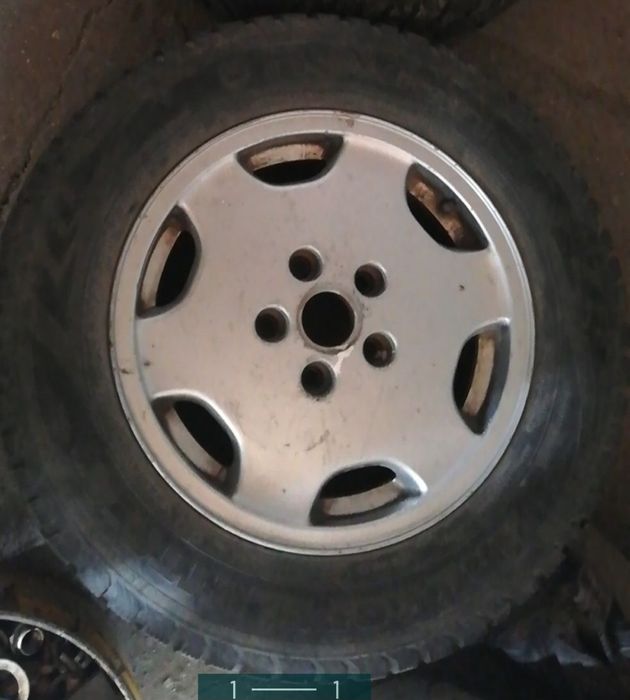 Запаска на ауди с4, титанка