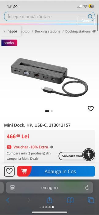 mini dock hp usb c