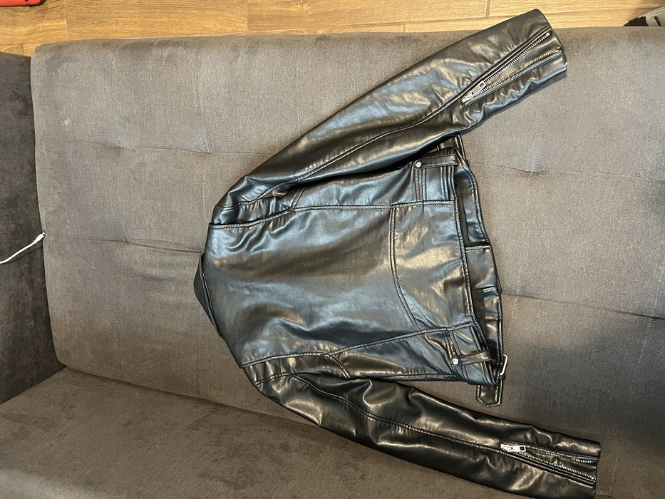 Кожено яке Zara XS