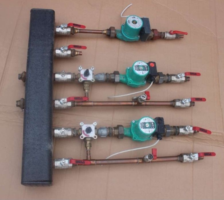 Vand grup de pompe,vana amestec.vase expansiune