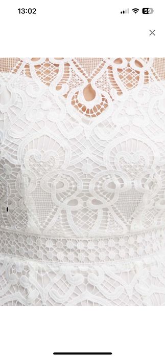 Rochie alba petrecere NOUA