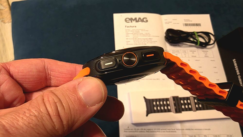 Samsung watch ultra 47mm, LTE, titanium gray nou cu factura garantie