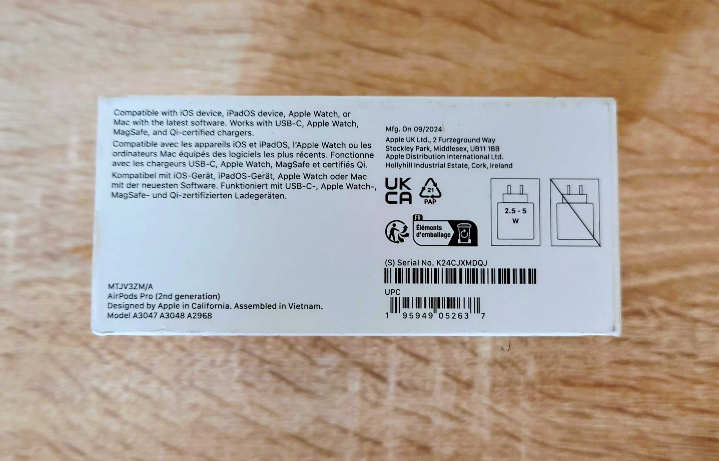 [ НОВИ 2г гаранация > Apple AirPods Pro 2nd Gen TypeC MTJV3ZM слушалки