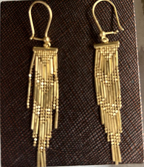 Cercei aur 18 k din Dubai