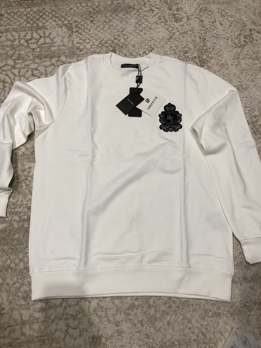 Nou ! Pulover  alb barbati DG