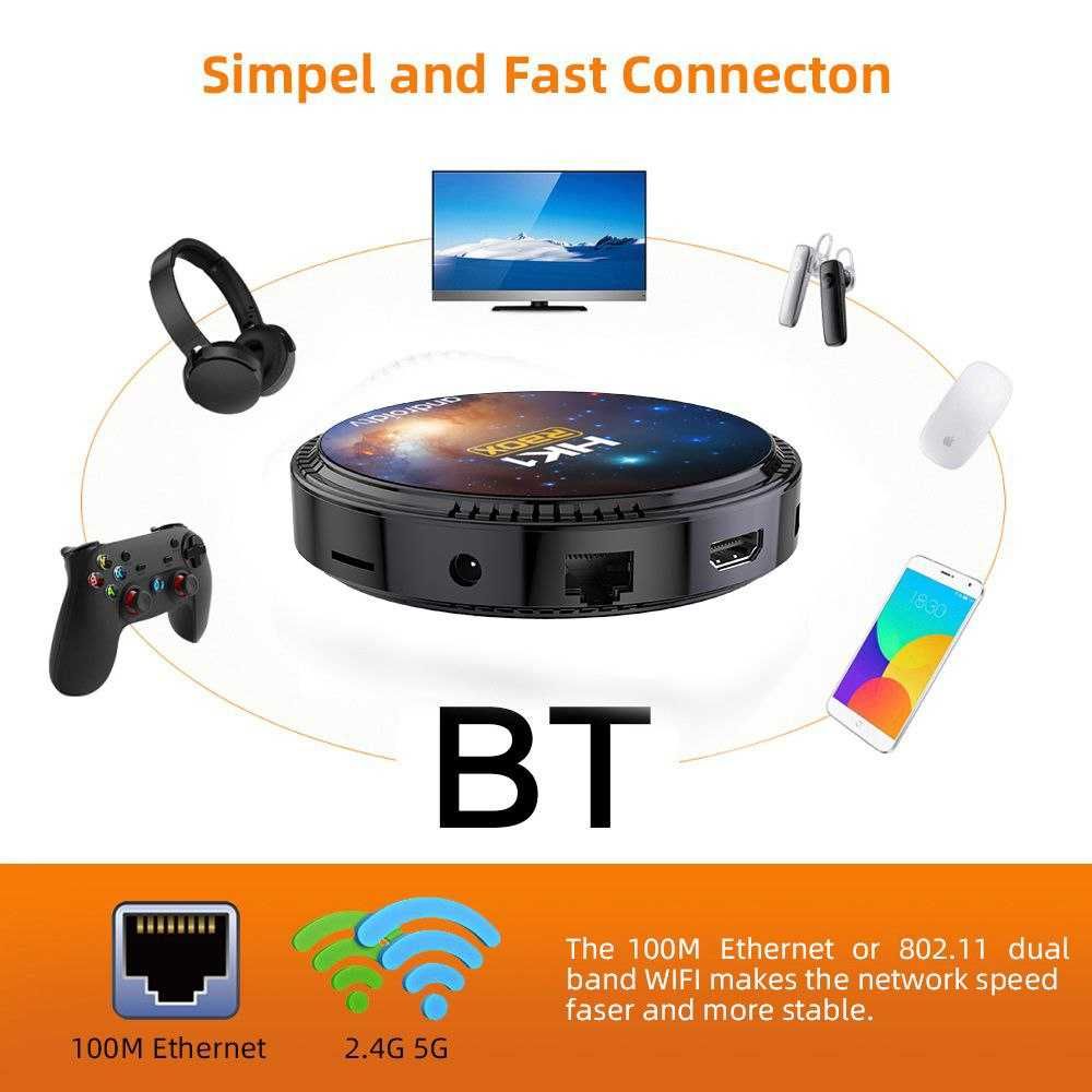 SmarBox HK1 rbox 2/16gb.android11.Youtube+IPTV Kanallar+kinolar.nv