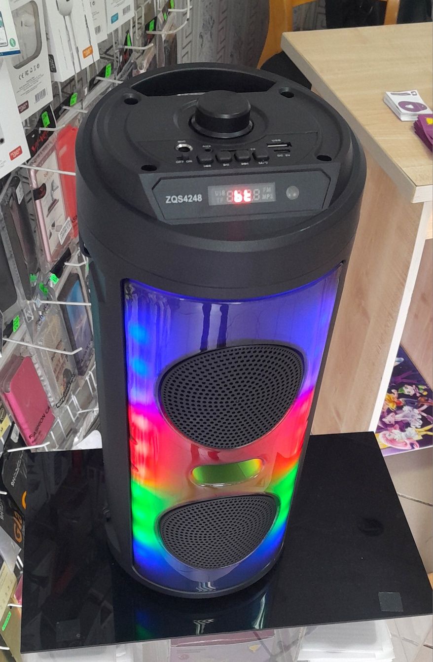 Безжична Караоке Bluetooth Колона 4" 2×8W