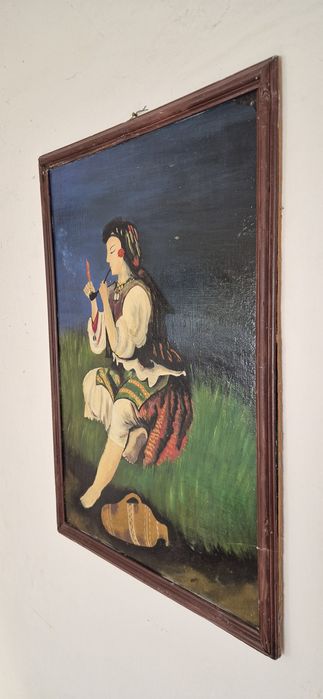 Tablou pictat manual – Boriasa - Din Folclorul Transilvănean