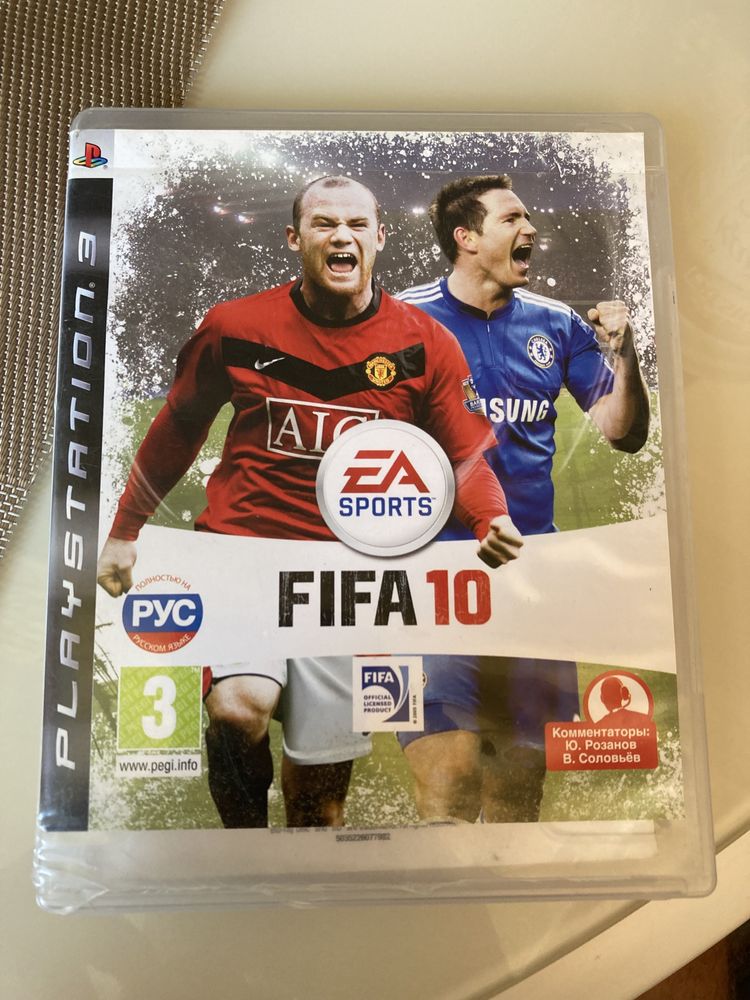 Диск playstation3 FIFA10 оригинал