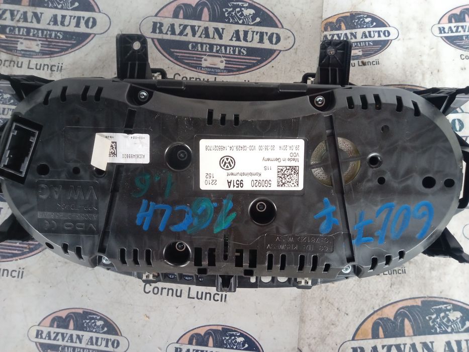 ceasuri bord uk  volkswagen golf 7 1.6 benzina 2014