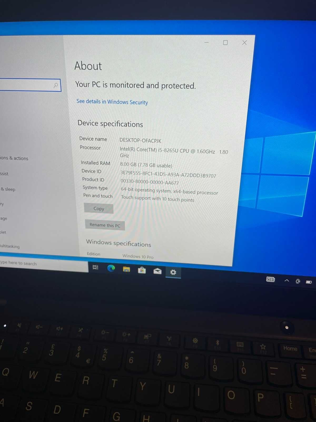 Lenovo ThinkPad X390 – 13.3" FHD Touchscreen IPS | intel i5 8th Gen |