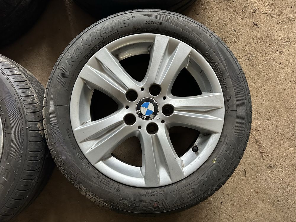 16,5x120 BMW с летни гуми 205/55/16 - Hankang