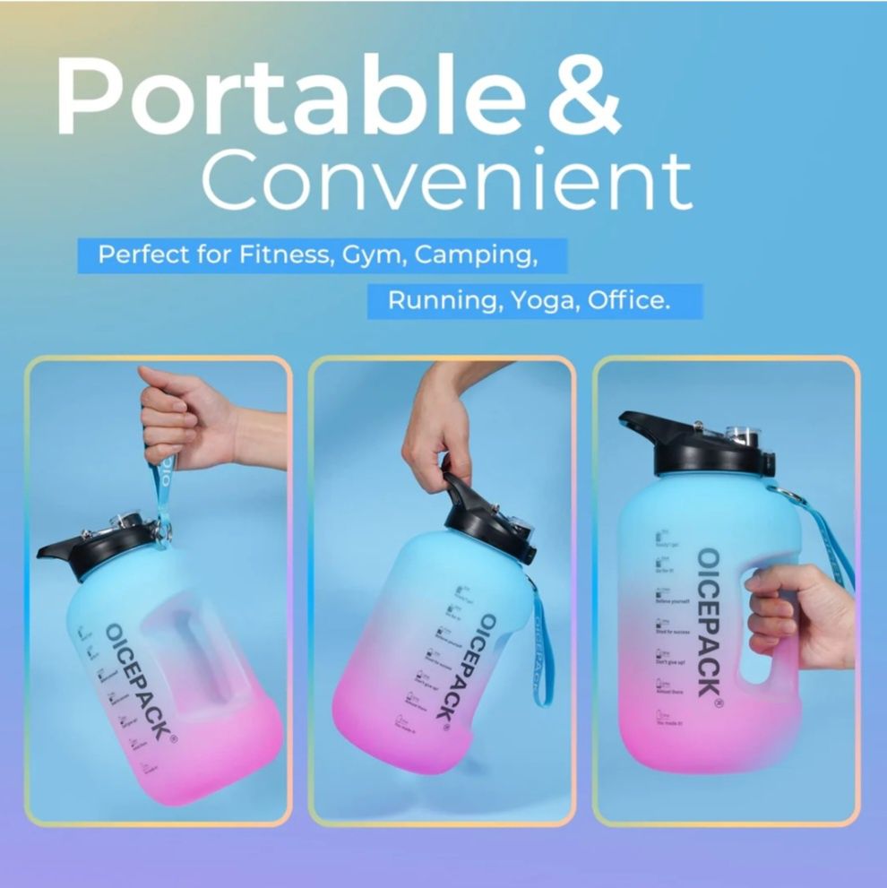 Sticlă de apă antrenament fitness drumeții 3,5 L Livrare Gratuită