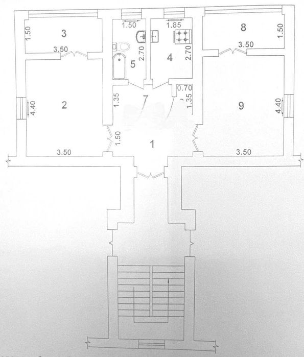 Цена снижена! 2-х комнатная, пед институт!