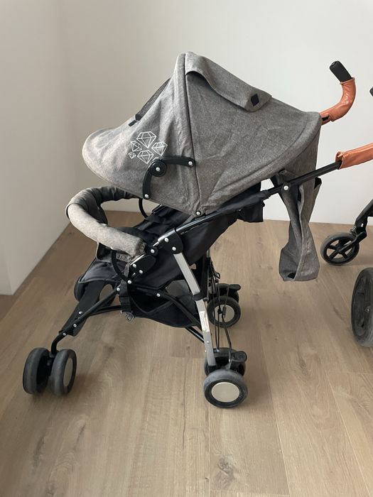 Лятна количка Kikkaboo сгъваема сива