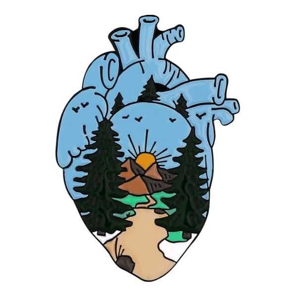 Значки : Outdoors series in Heart