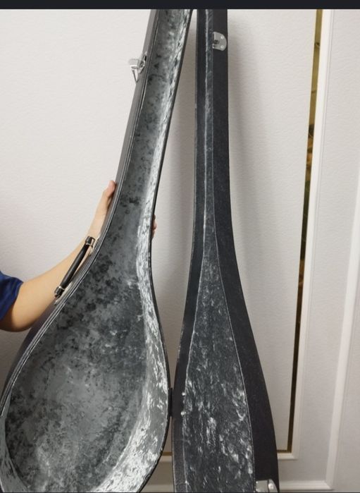 20000  тг  деревянный футляр для домбры