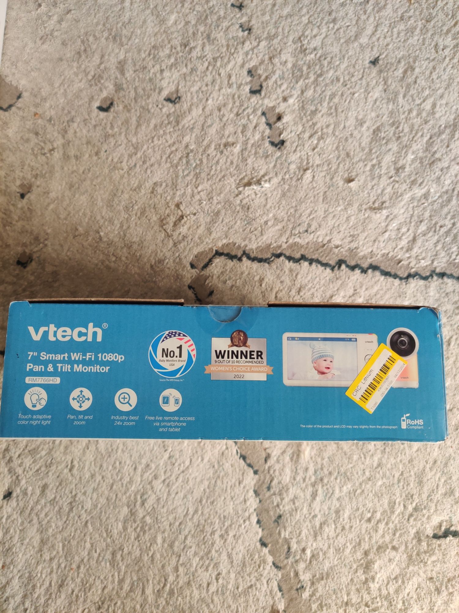 Видеоняня с 7" экраном . Vtech RM7766HD