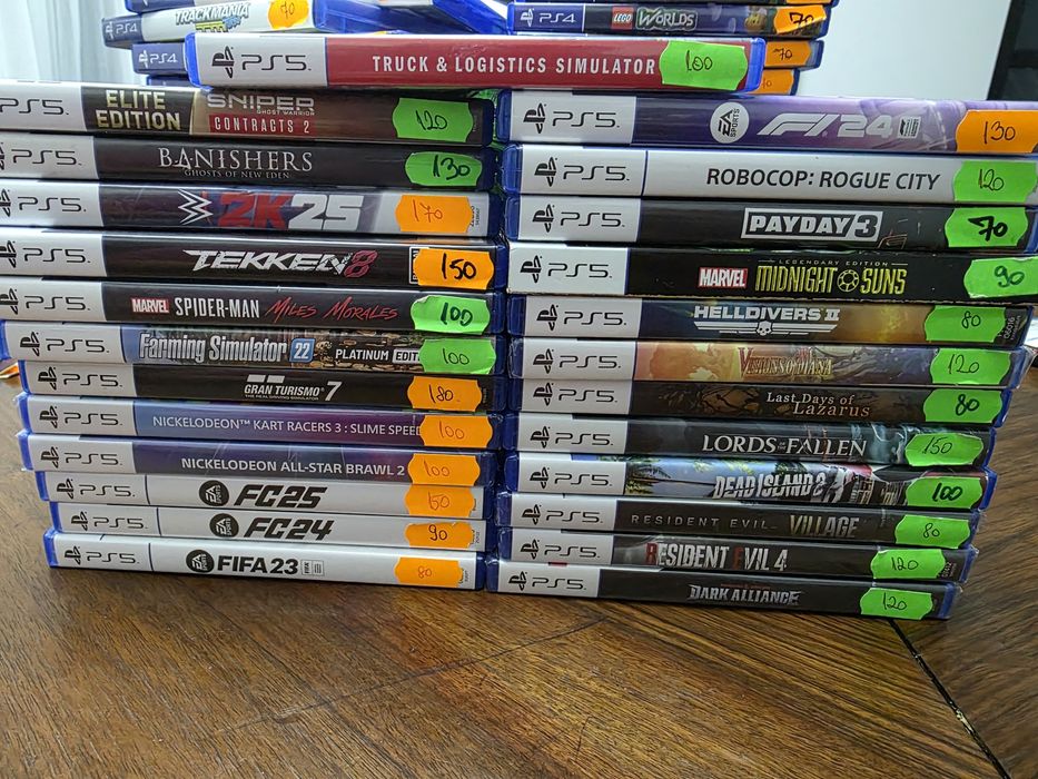 Games ps4 and ps5