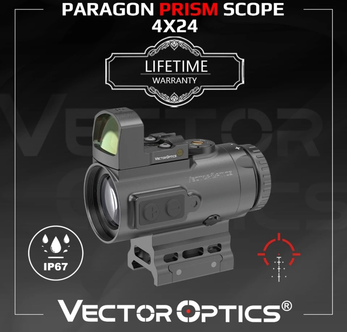 Luneta Vector Optics paragon 4x24