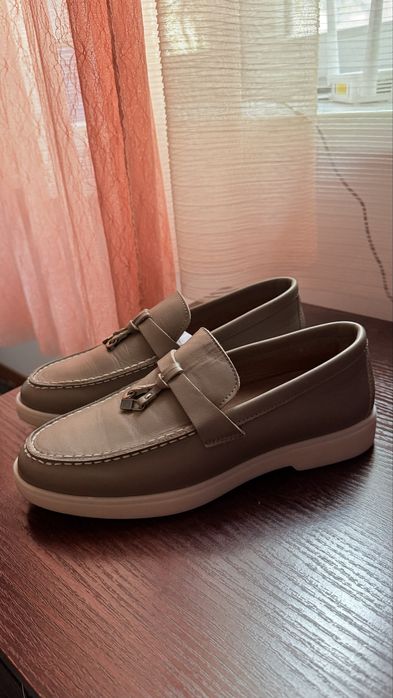 Новые кожаные лоферы
