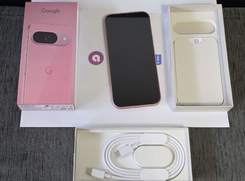 *** КАТО НОВ 128GB Google PIXEL 9 5G Ardes Гаранция 2г Pink