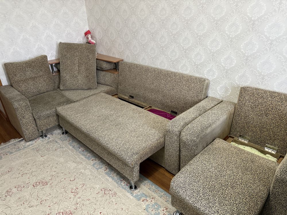 Диван угловой + кресло