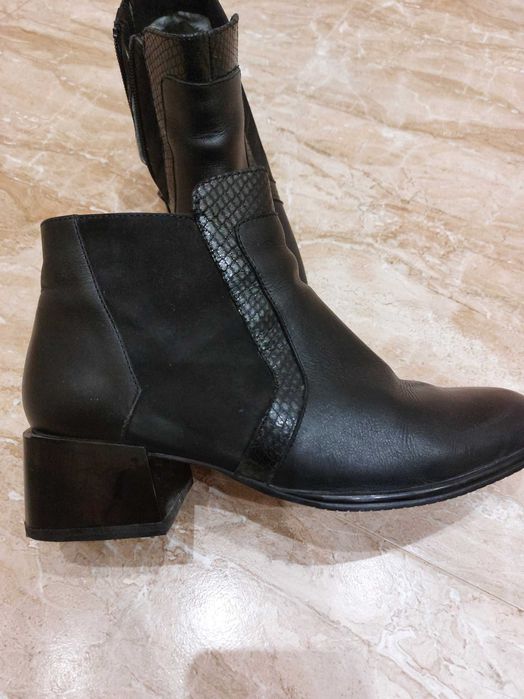 Боти естествева кожа Каприс