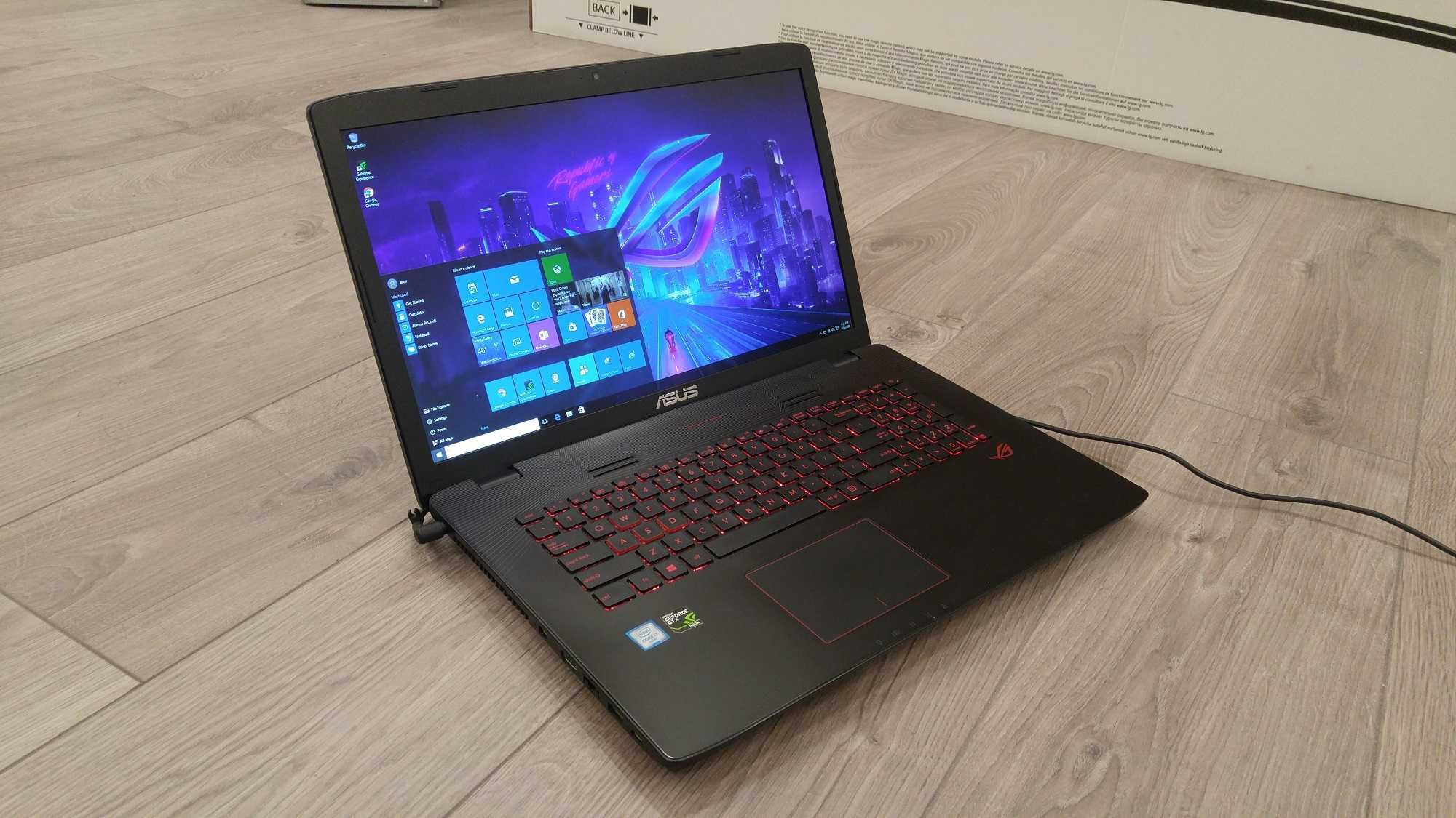 Laptop Asus Rog Strix 17", intel core- i7-, grafica, editare, gaming