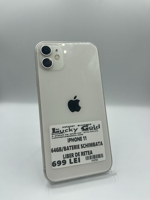 Iphone 11 / 64gb / Baterie schimbata #49250