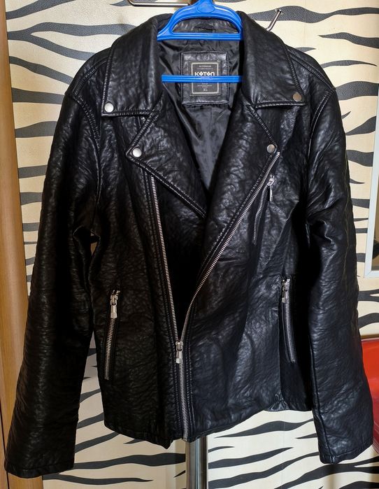 Мужская стильная кожанная куртка! Бренд.