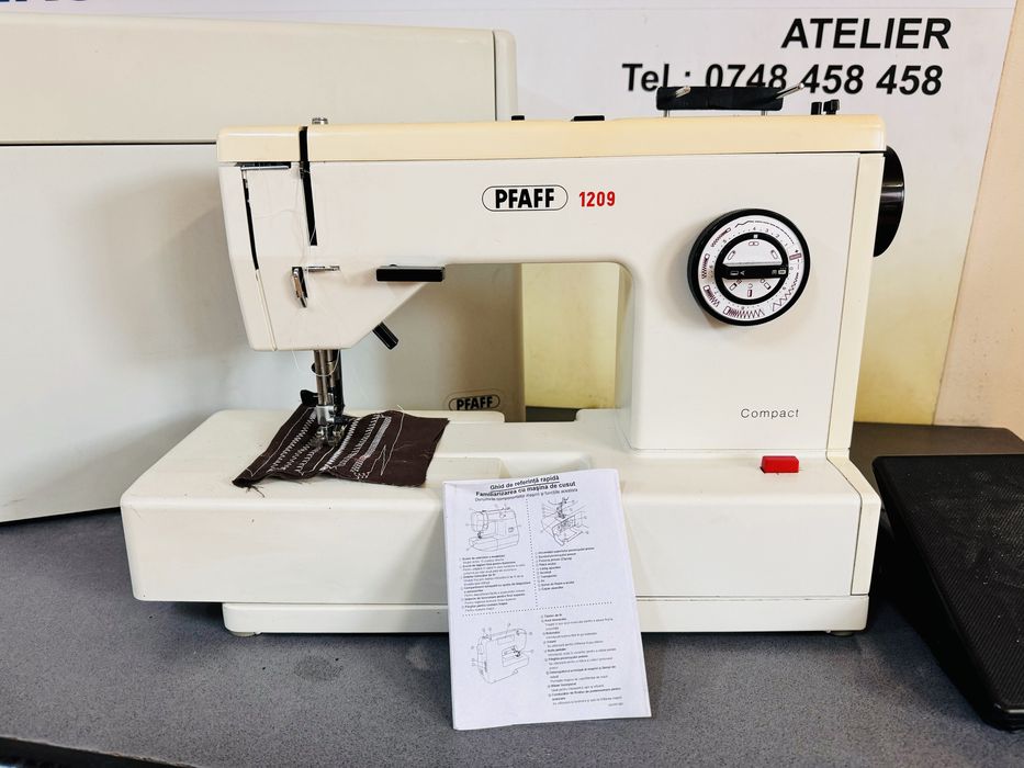 Masina de cusut electrica Pfaff 1209 cu IDT semi industriala