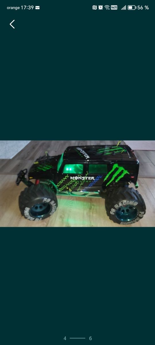 Automodel 1/6 rc Monster truk FG 4x4  benzina nu nitro nu traxxas hpi