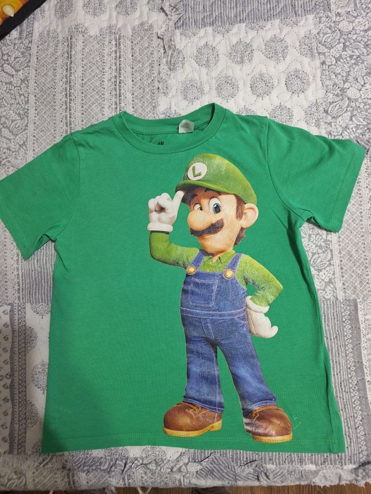 Set 3 tricouri Super Mario (H&M) 5-6 ani