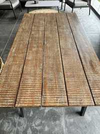 Masa terasa cu blat din lemn de teak , pentru 6 persoane