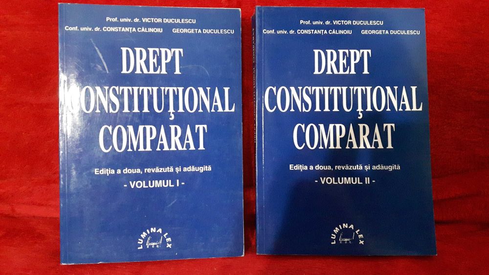 DREPT CONSTITUTIONAL COMPARAT - Victor Duculescu, Constanta Calinoiu