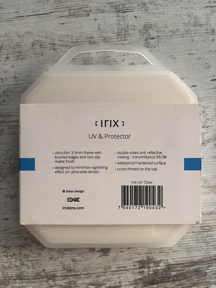 Irix Edge Filtru UV Protector SR, 72mm