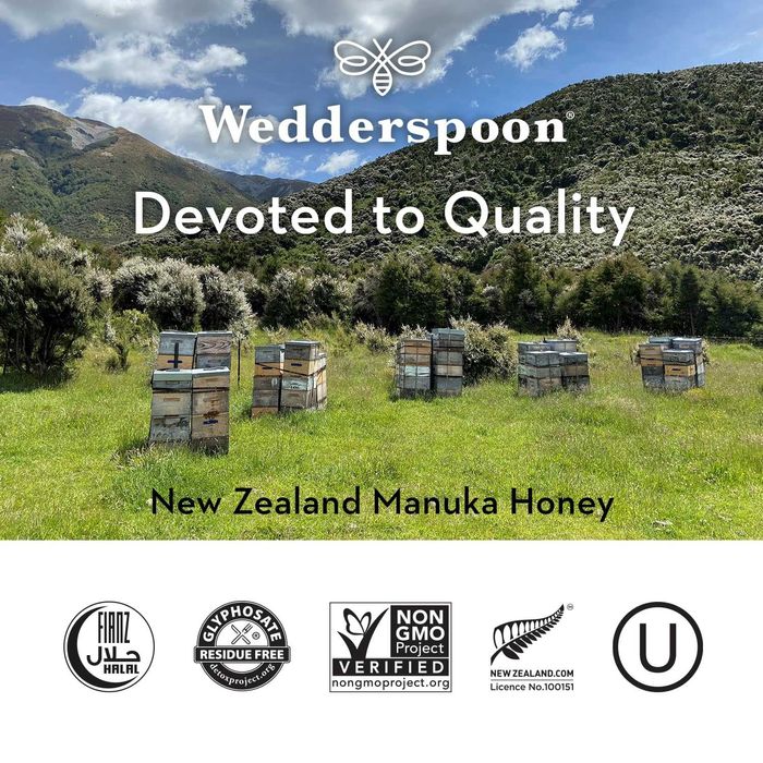 Original MANUKA honey raw Wedderspoon Organic MGO 400+ 250 grams
