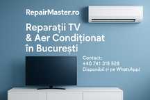 Reparații TV televizoare & Aer Condiționat Rapid, Garanție, Preț Acc