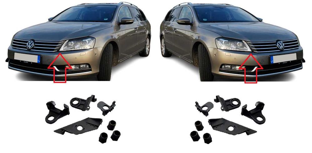Ремонтен комплект щипки за фар VW Passat B7 пасат б7 фар фарове