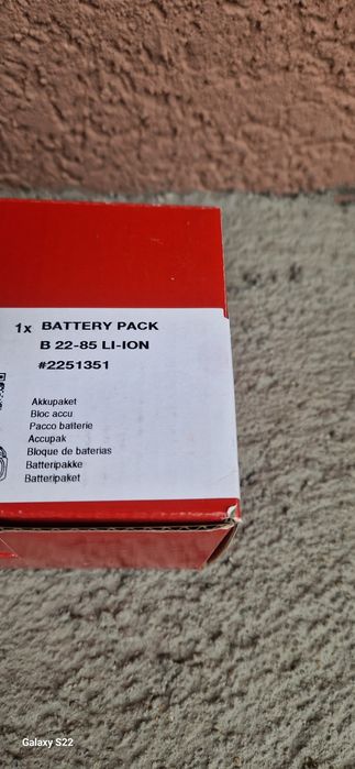 Hilti pistol de cuie pe acumulator