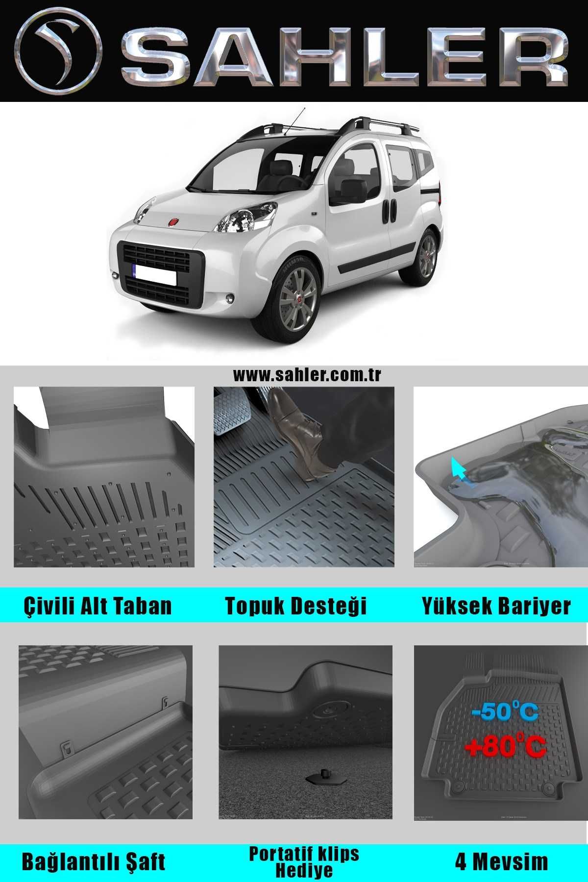 НОВО ! Стелки гумени за Фиат Фиорино 2007 - 2019 / Fiat Fiorino SAHLER