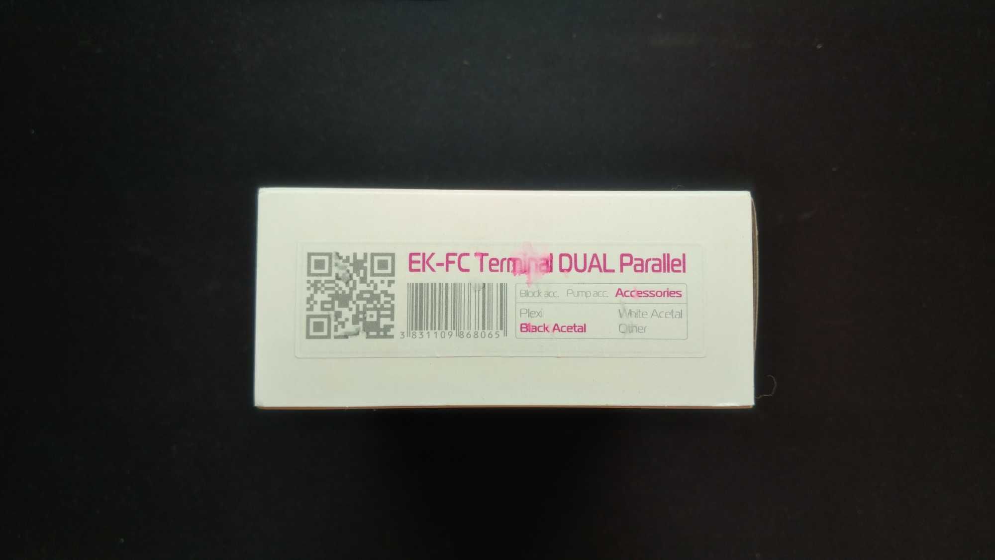 EK-FC Terminal DUAL Parallel - мост для соединения двух водоблоков